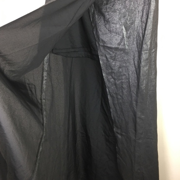 Express gray Metallic maxi wrap skirt - Picture 4 of 6